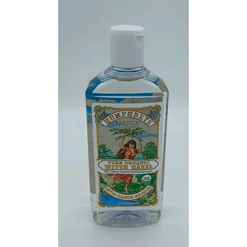 Humphreys Certified Organic Pure Organic Witch Hazel Astringent Gentle 16oz NEW